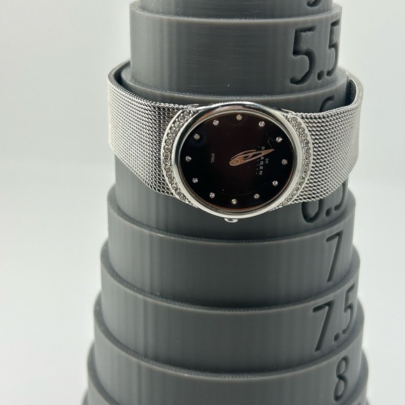 Skagen 686XSSSB Mesh Stainless Steel  Quartz Wrist Watch 050 main image 6